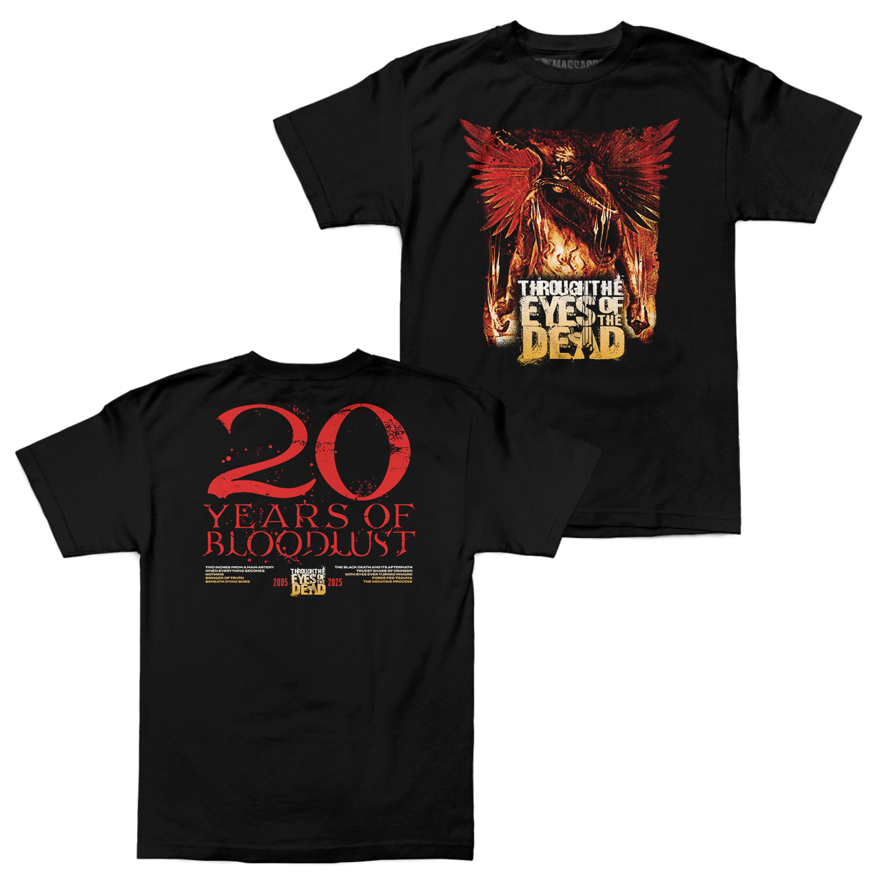 Through The Eyes Of The Dead "Bloodlust 20" Shirt
