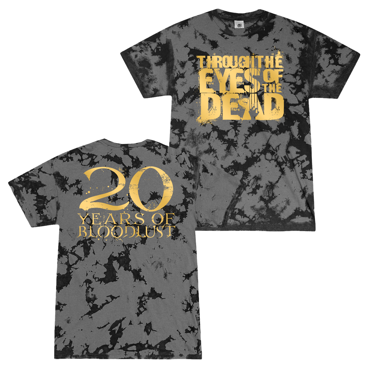 Through The Eyes Of The Dead "20 Years Gold Foil" Shirt