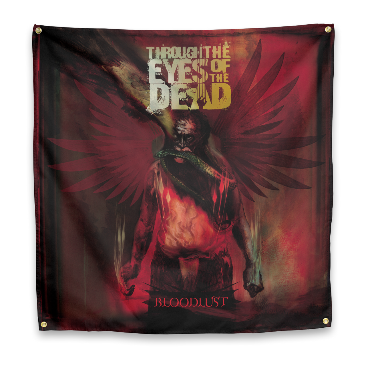 Through The Eyes Of The Dead "Bloodlust Cover" Flag
