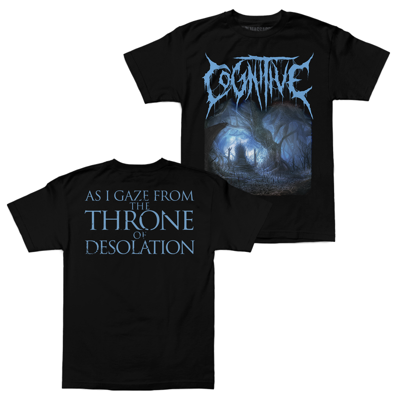 Buy – Cognitive "Throne Of Desolation" Shirt – Metal Band & Music Merch – Massacre Merch