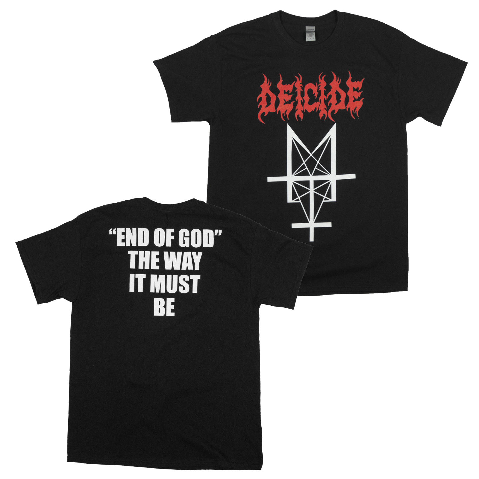 underjordisk Tilståelse Anvendelig Official Deicide "Trifixion" Shirt – Massacre Merch