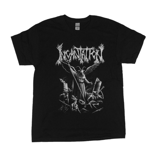 Buy – Incantation "Upon the Throne of Apocalypse Reissue" Shirt – Metal Band & Music Merch – Massacre Merch