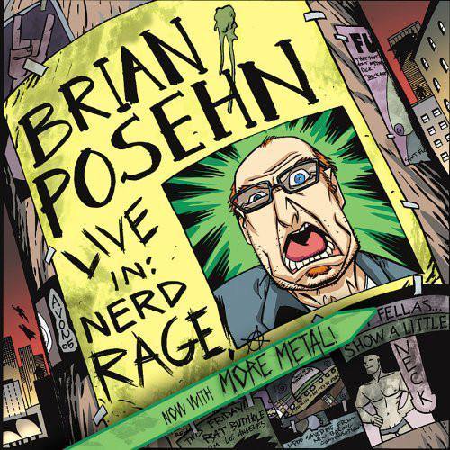 Buy – Brian Posehn "Live in: Nerd Rage" CD – Metal Band & Music Merch – Massacre Merch