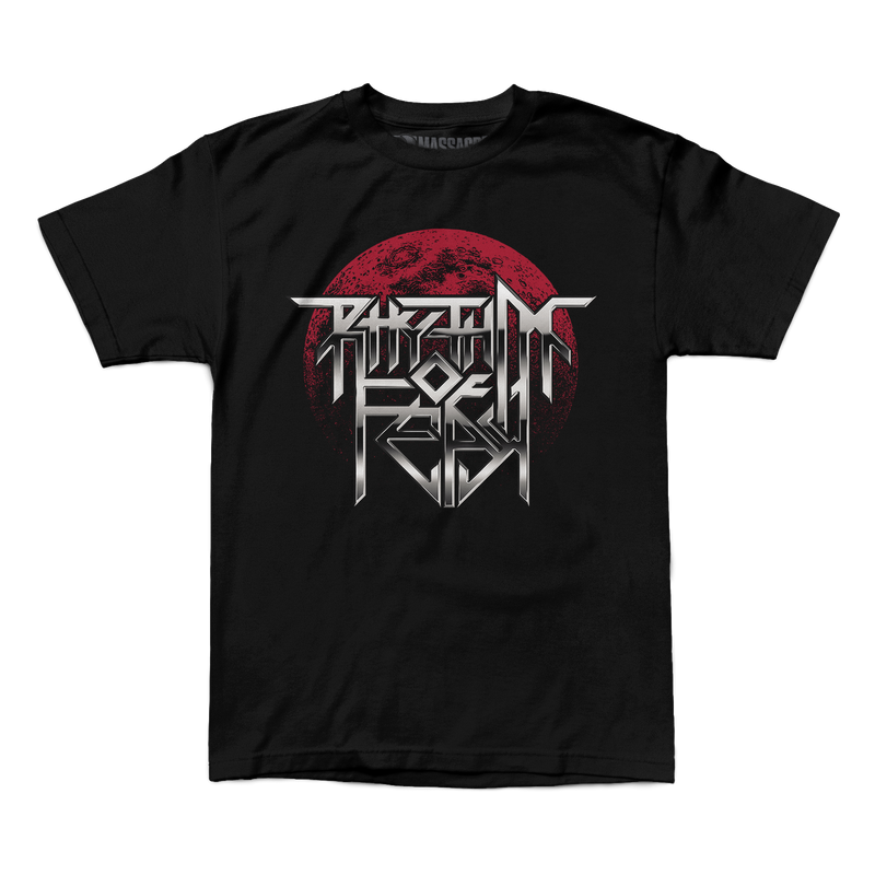 Buy – Rhythm Of Fear "Blood Moon" Shirt – Metal Band & Music Merch – Massacre Merch
