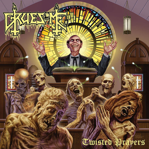 Buy – Gruesome "Twisted Prayers" 12" – Metal Band & Music Merch – Massacre Merch