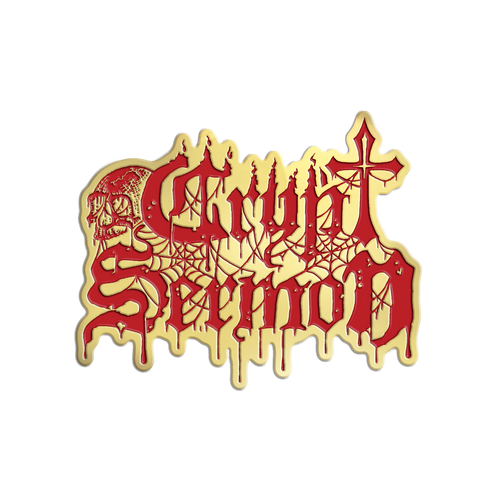 Crypt Sermon "Web Logo" Pin