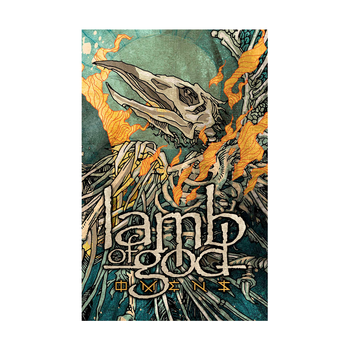 Lamb of God "Omens" Flag