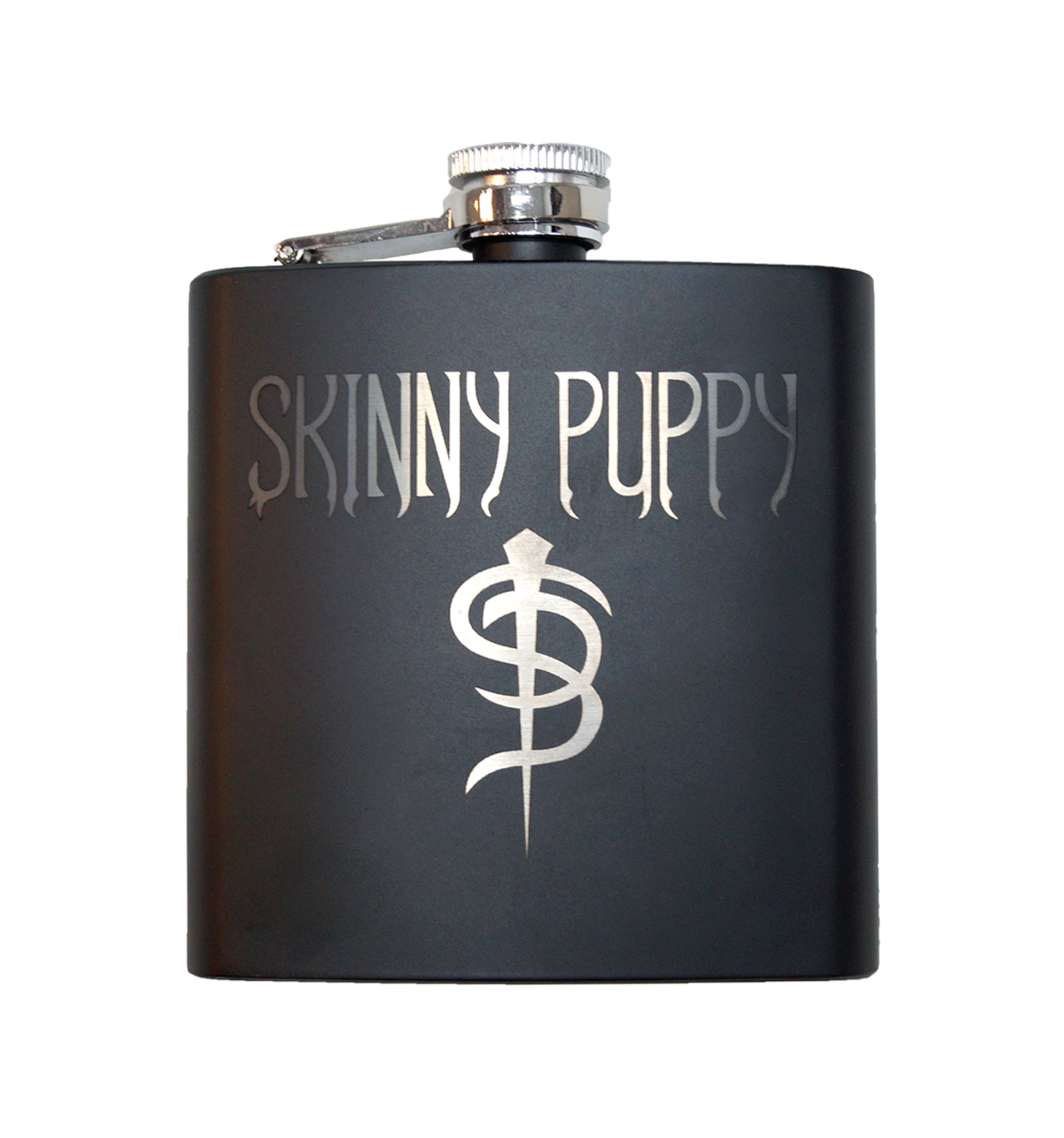 Skinny Puppy "Logo" Flask