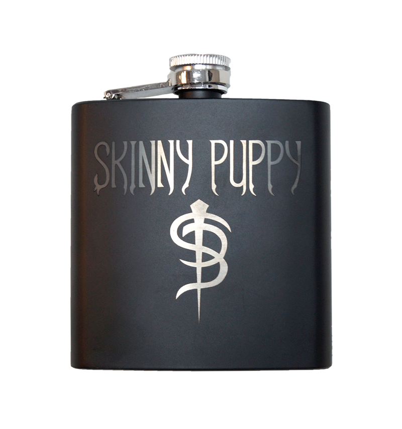 Skinny Puppy "Logo" Flask