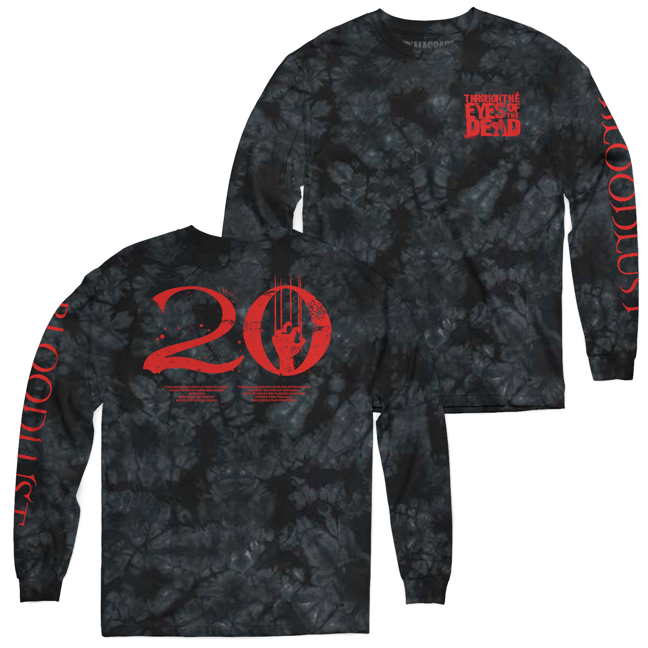 Through The Eyes Of The Dead "20 Year Hand" Long Sleeve