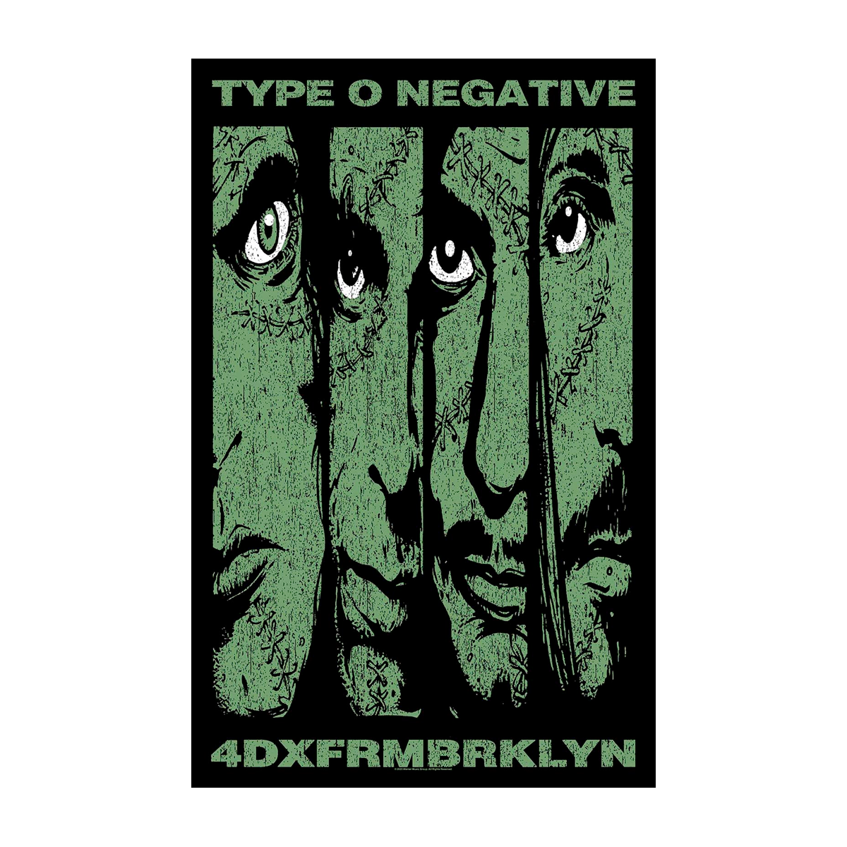 Type O Negative "4DXFRMBRKLYN " Flag