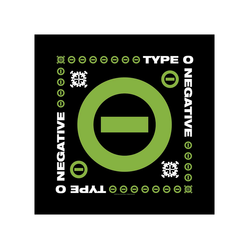 Official Type O Negative "Negative Symbol" Bandana Massacre Merch