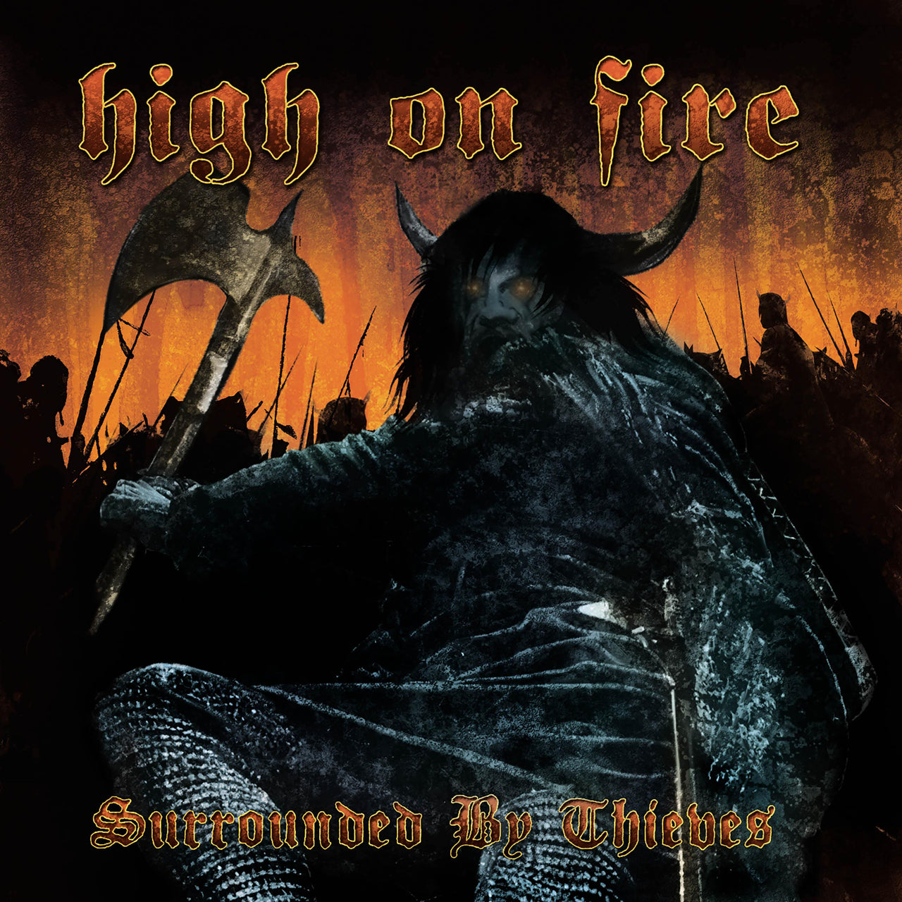 Buy – High on Fire "Surrounded By Thieves" 2x12" – Metal Band & Music Merch – Massacre Merch