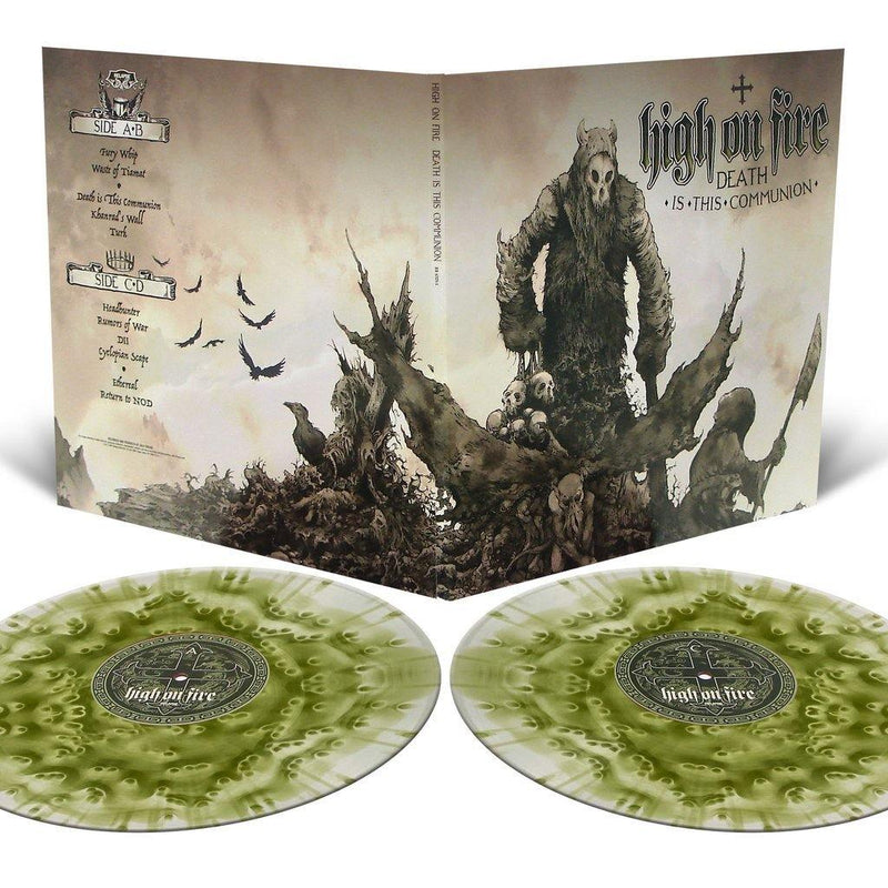 Buy – High on Fire "Death is This Communion" 2x12" – Metal Band & Music Merch – Massacre Merch