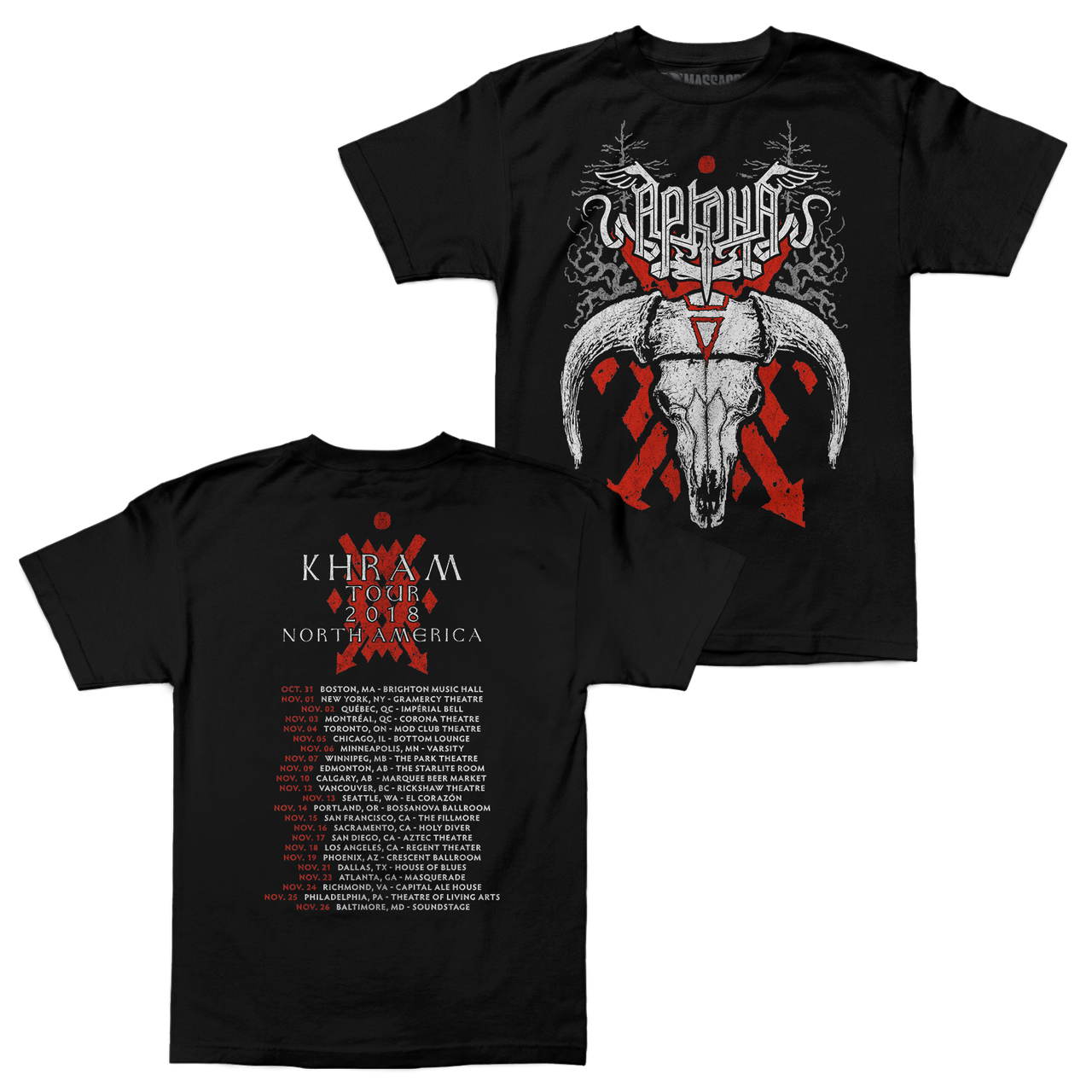 Buy – Arkona "Bull Tour" Mens Shirt – Metal Band & Music Merch – Massacre Merch