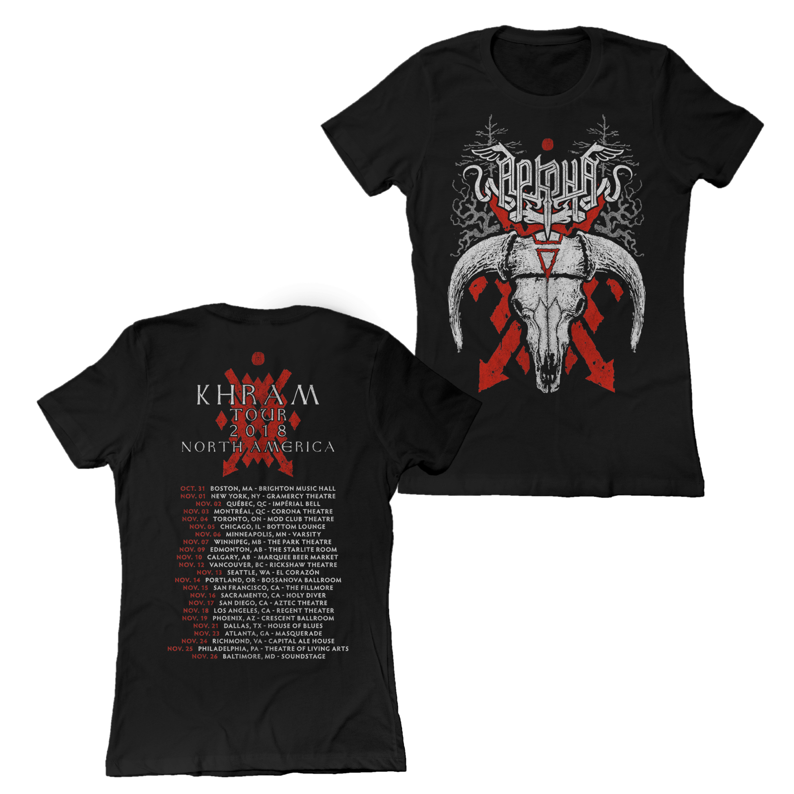 Buy – Arkona "Bull Tour" Womens Shirt – Metal Band & Music Merch – Massacre Merch