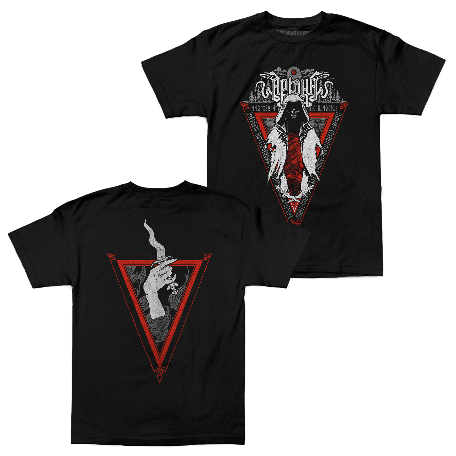 Buy – Arkona "Wavy Knife" Shirt – Metal Band & Music Merch – Massacre Merch