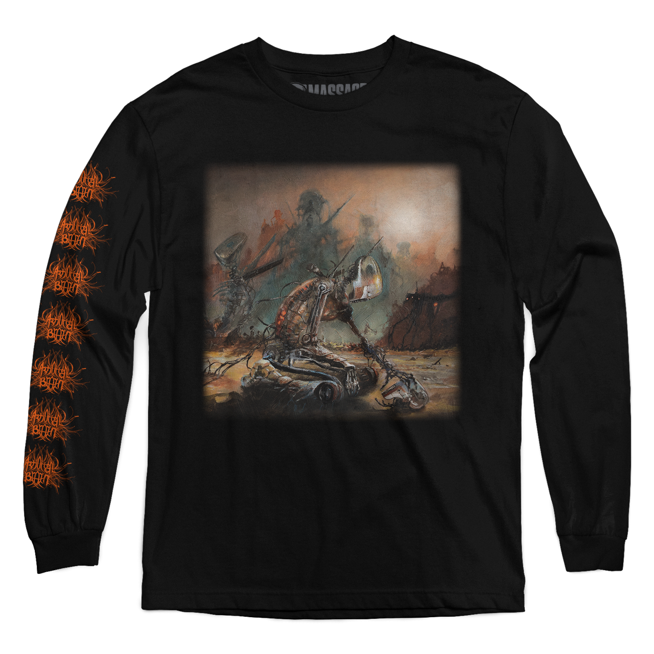 Buy – Artificial Brain "Infrared Horizon" Long Sleeve – Metal Band & Music Merch – Massacre Merch