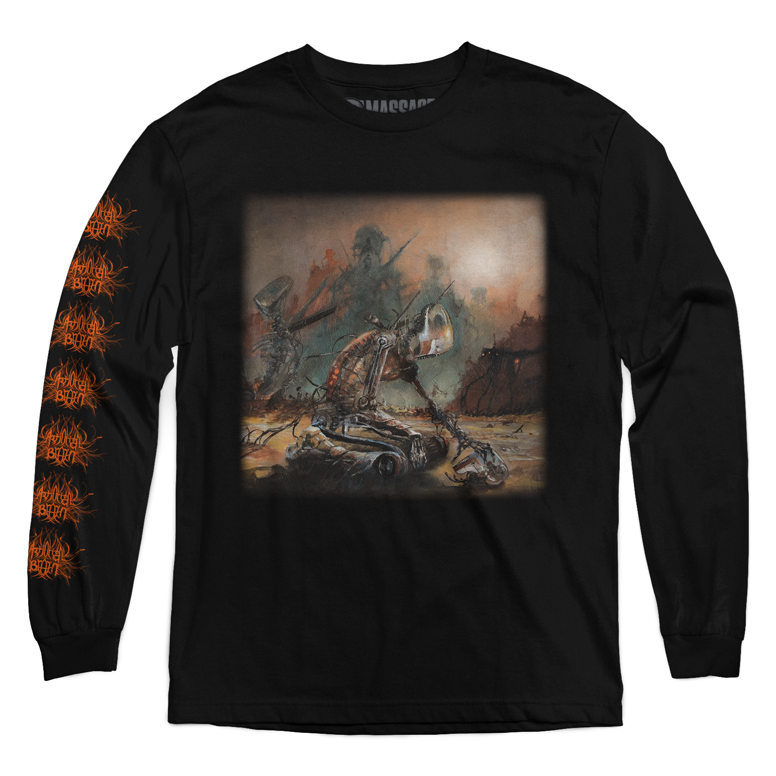 Buy – Artificial Brain "Infrared Horizon" Long Sleeve – Metal Band & Music Merch – Massacre Merch