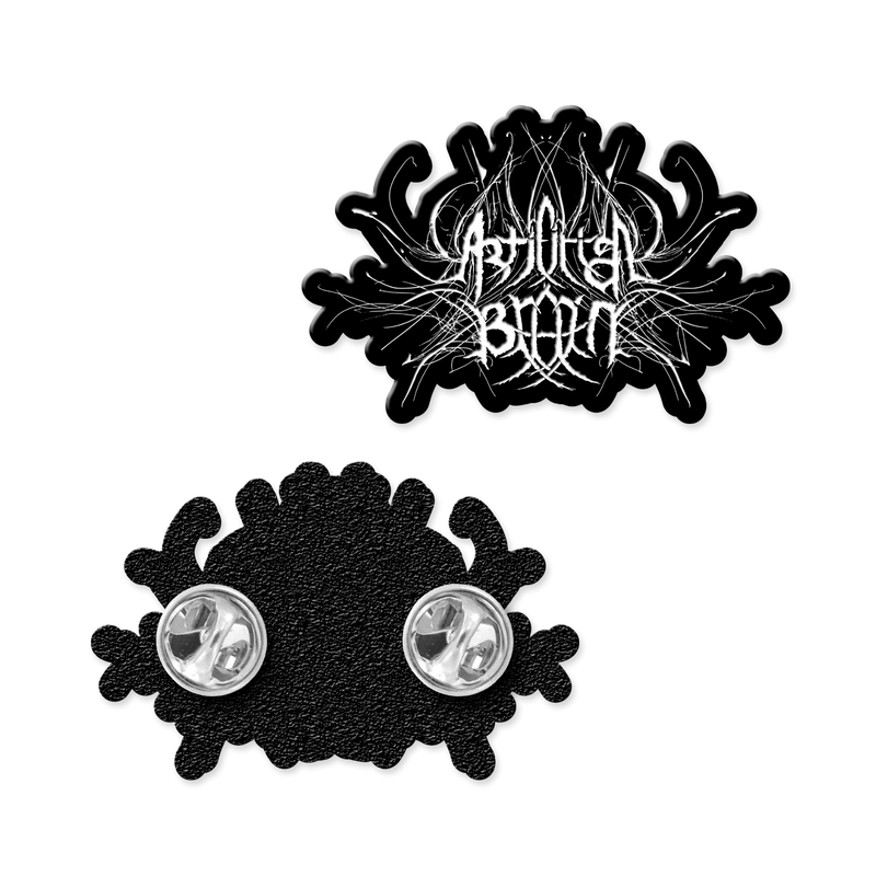 Buy – Artificial Brain "Symmetry Logo" Pin – Metal Band & Music Merch – Massacre Merch