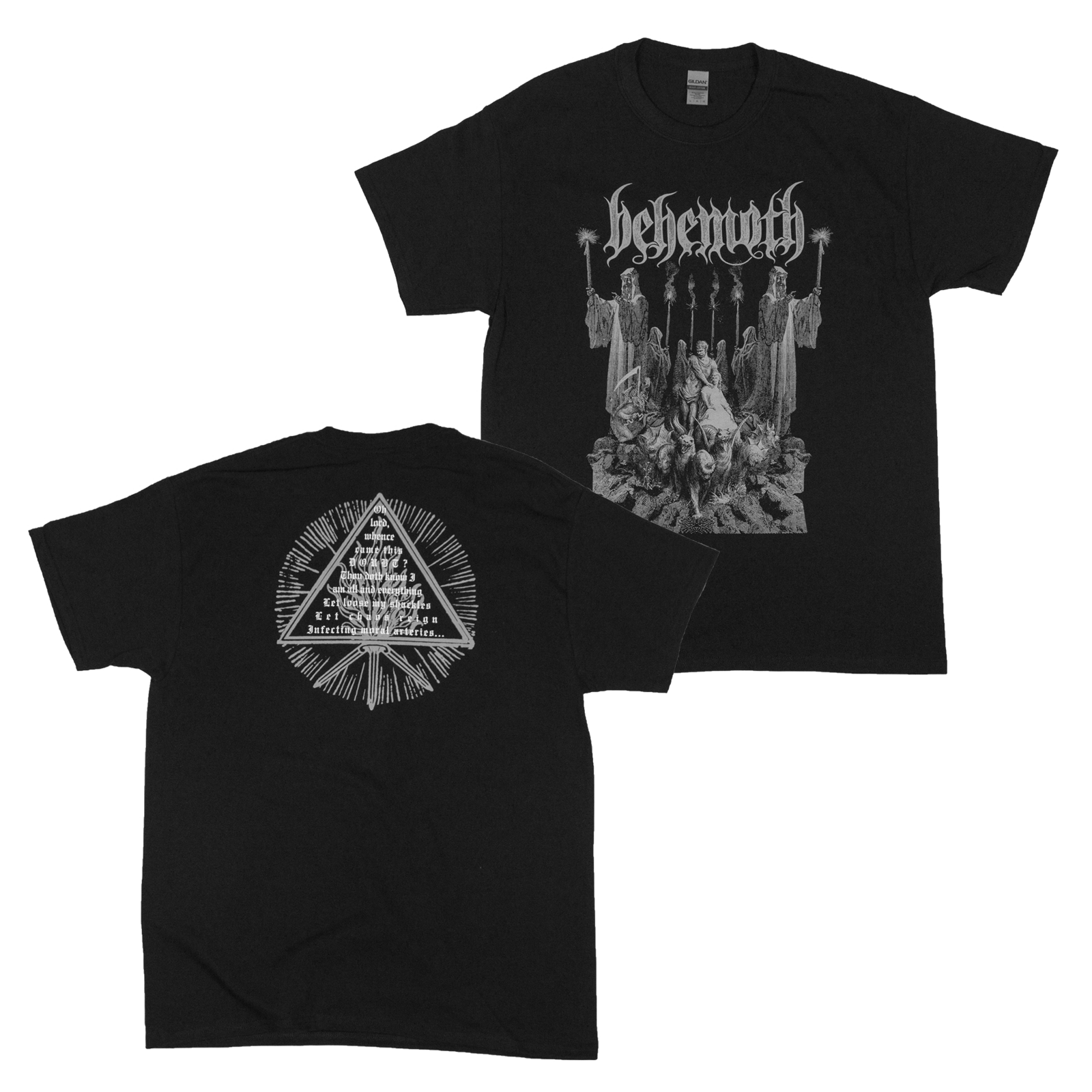 Buy – Behemoth "Corpse Candle" Shirt – Metal Band & Music Merch – Massacre Merch