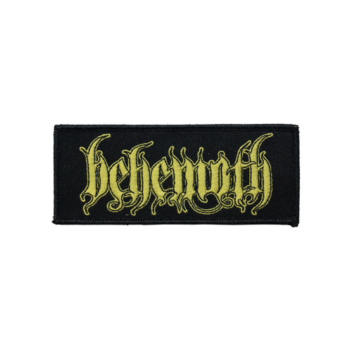 Buy – Behemoth "Gold Outline Logo" Patch – Metal Band & Music Merch – Massacre Merch