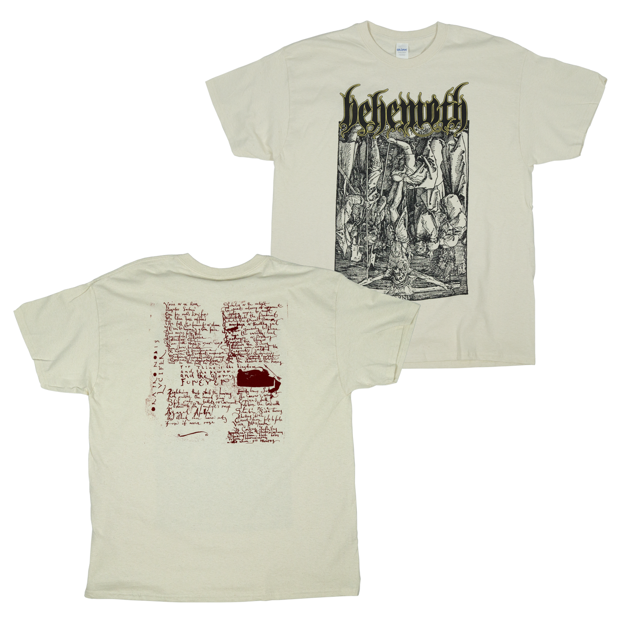 Buy – Behemoth "Lvcifer" Shirt – Metal Band & Music Merch – Massacre Merch