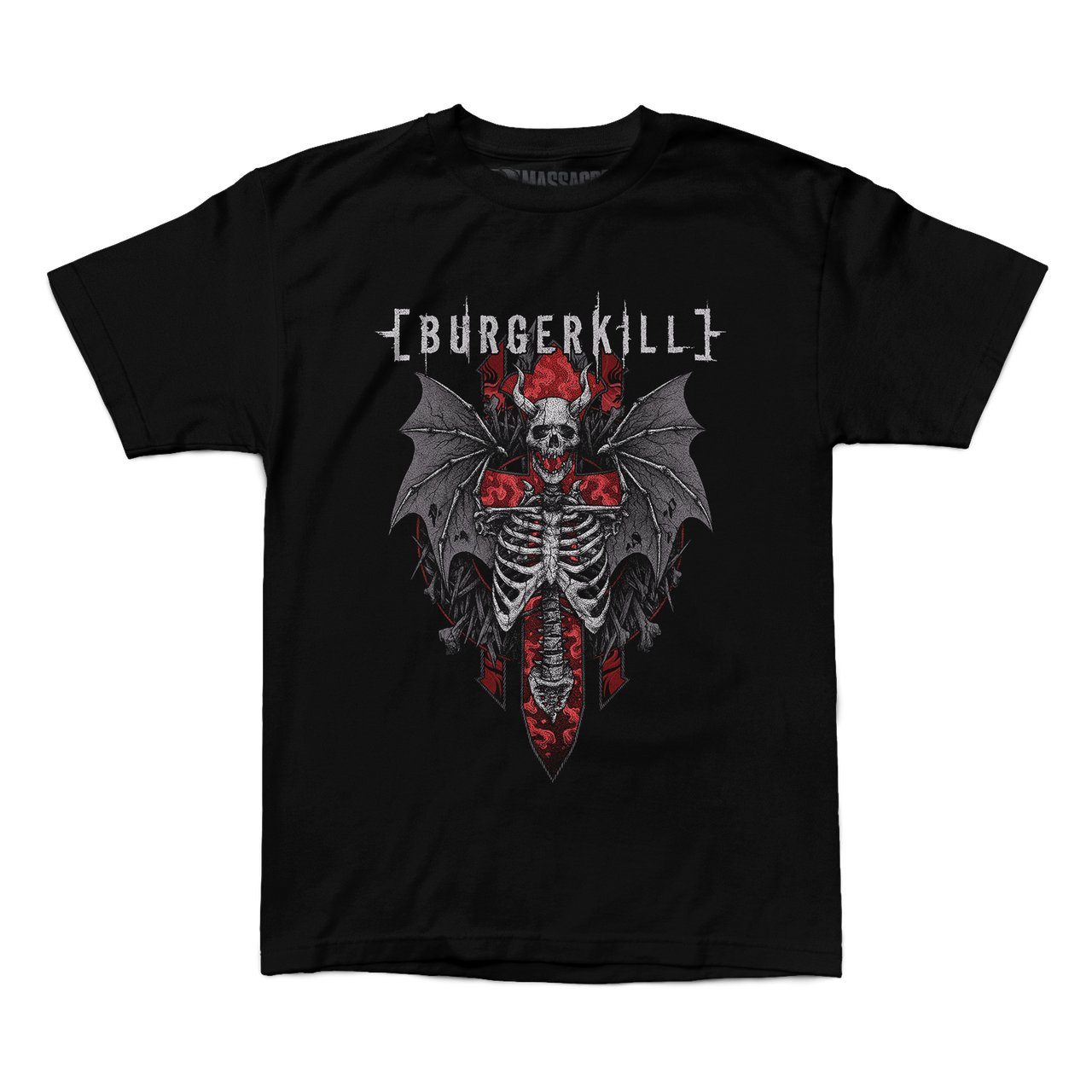 Buy – Burgerkill "Skeleton Wings" Shirt – Metal Band & Music Merch – Massacre Merch