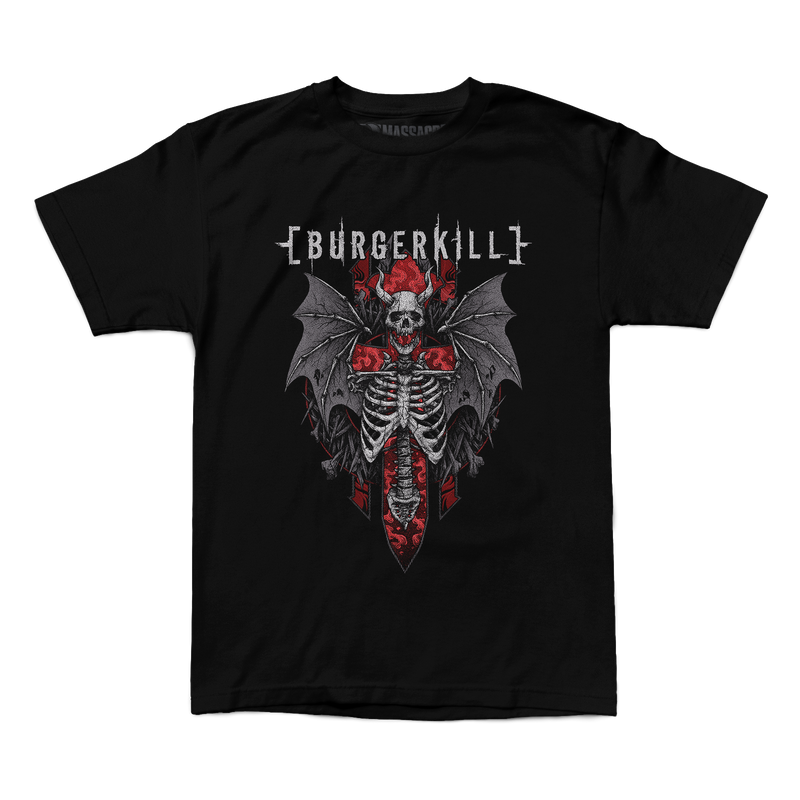 Buy – Burgerkill "Skeleton Wings" Shirt – Metal Band & Music Merch – Massacre Merch
