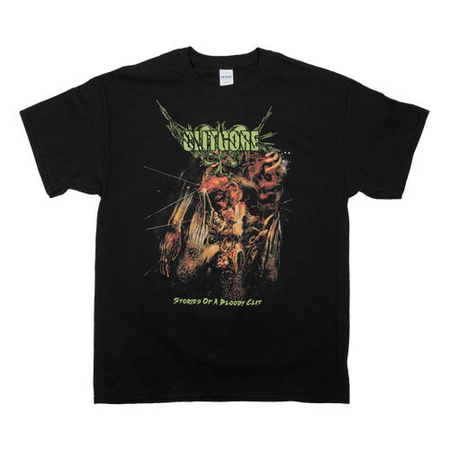 Buy – Clitgore "Stories of A Bloody Clit" Shirt – Metal Band & Music Merch – Massacre Merch