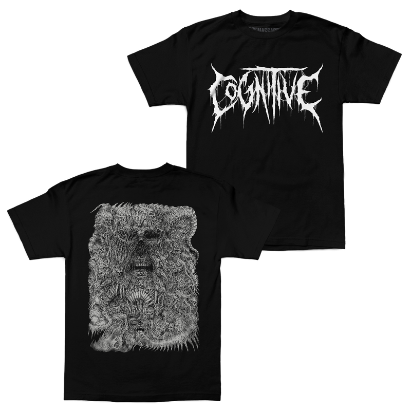Buy – Cognitive "Skull Razor" Shirt – Metal Band & Music Merch – Massacre Merch