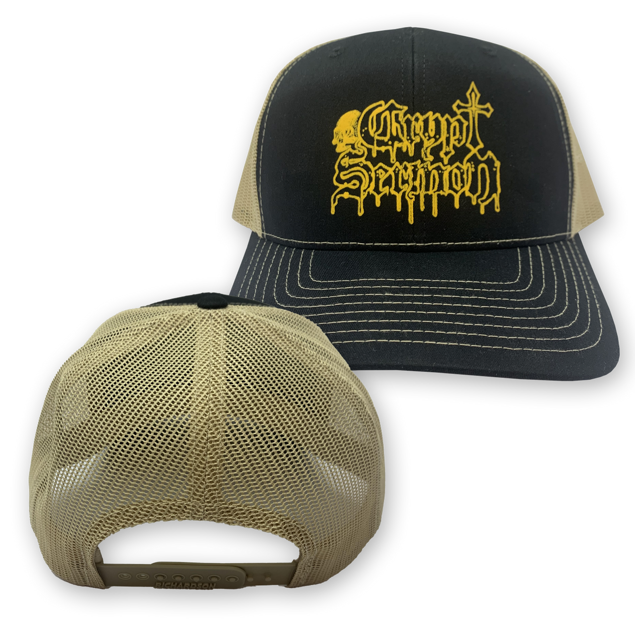 Buy – Crypt Sermon "Logo" Trucker – Metal Band & Music Merch – Massacre Merch