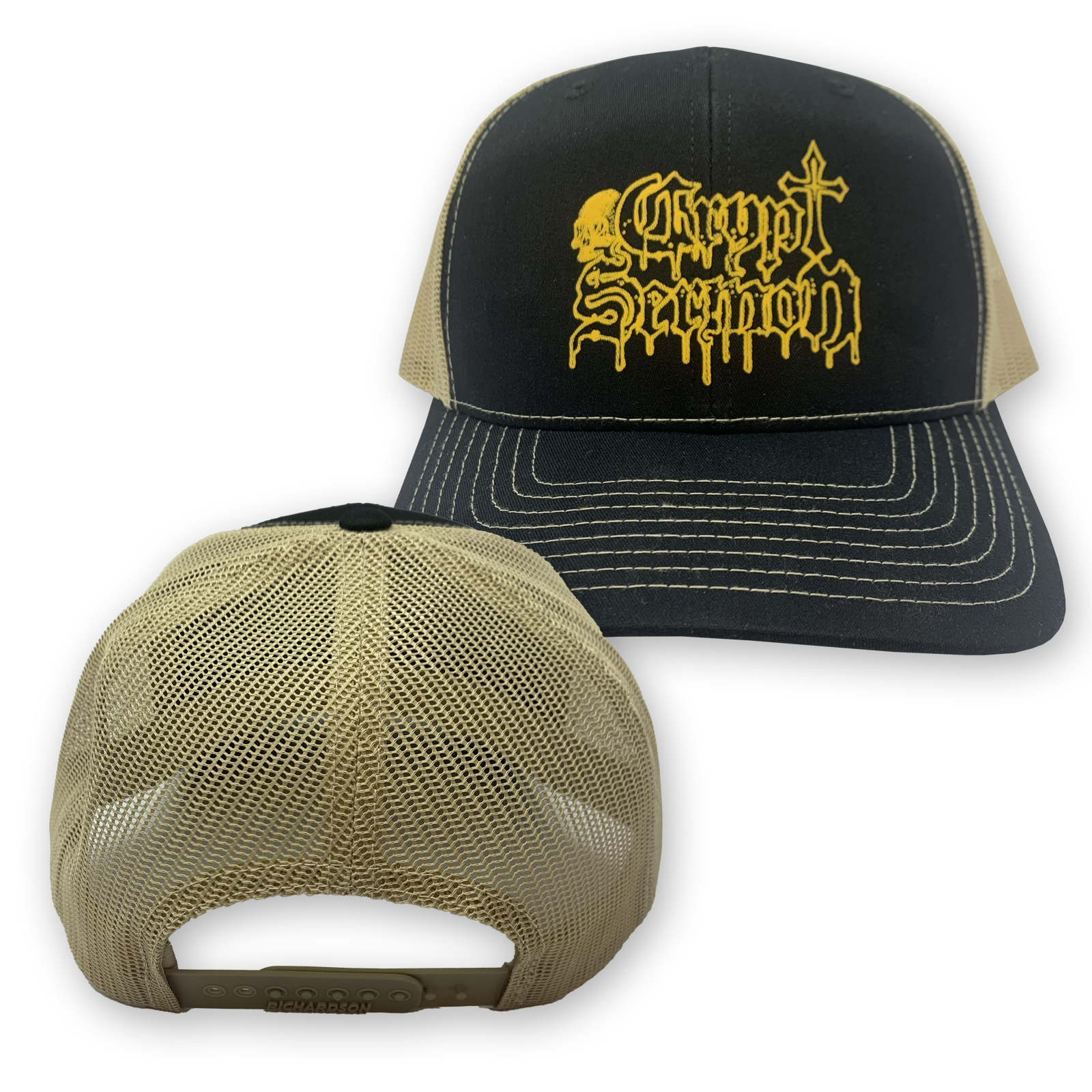 Buy – Crypt Sermon "Logo" Trucker – Metal Band & Music Merch – Massacre Merch