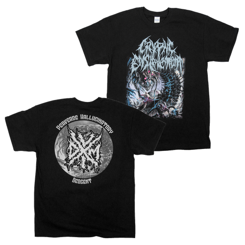 Buy – Cryptic Enslavement "Perverse Hallucinatory Descent" Shirt – Metal Band & Music Merch – Massacre Merch