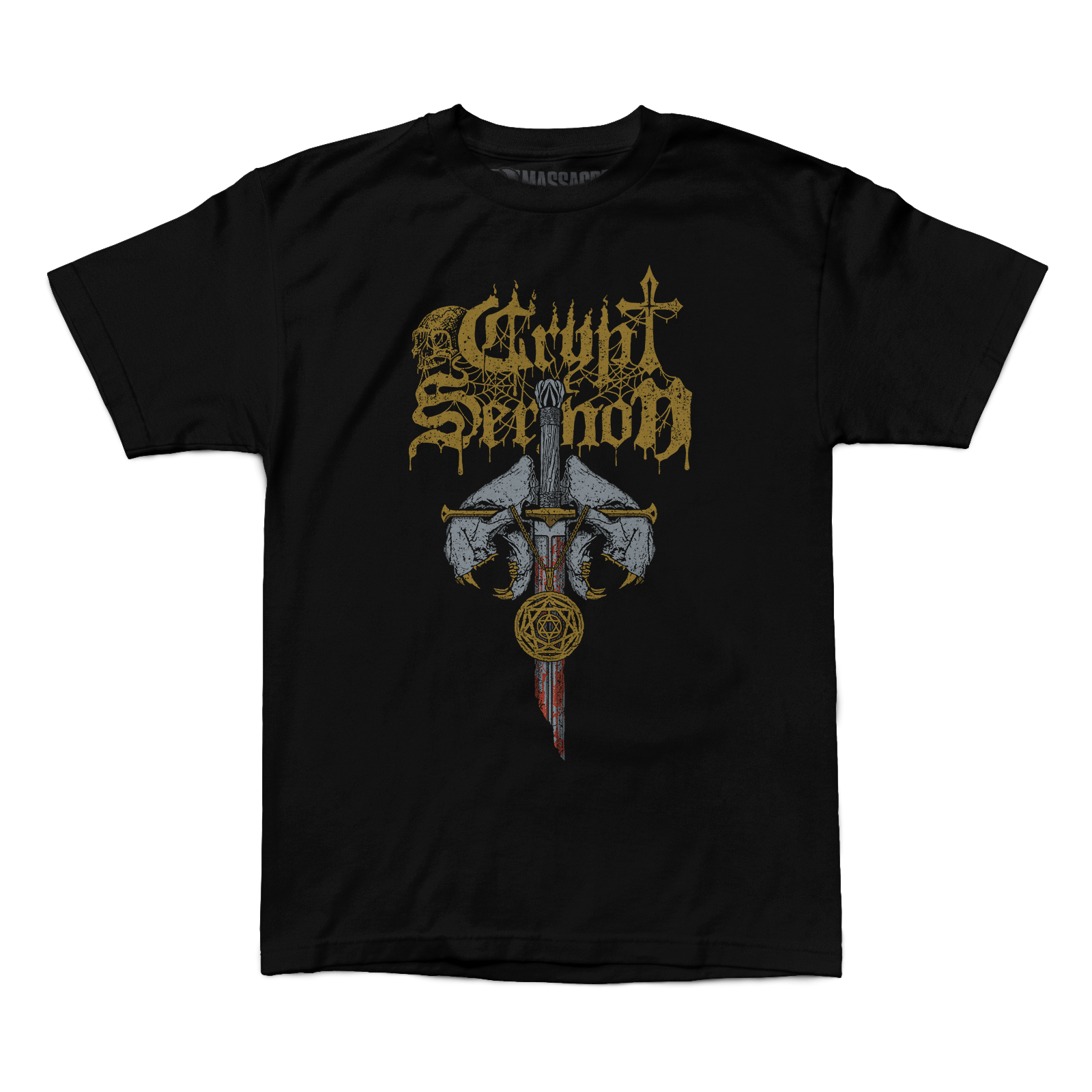 Buy – Crypt Sermon "Teeth" Shirt – Metal Band & Music Merch – Massacre Merch