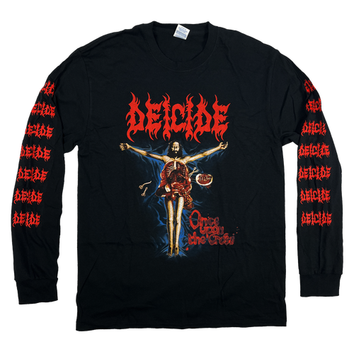 Deicide "Uncensored Upon The Cross" Black Long Sleeve