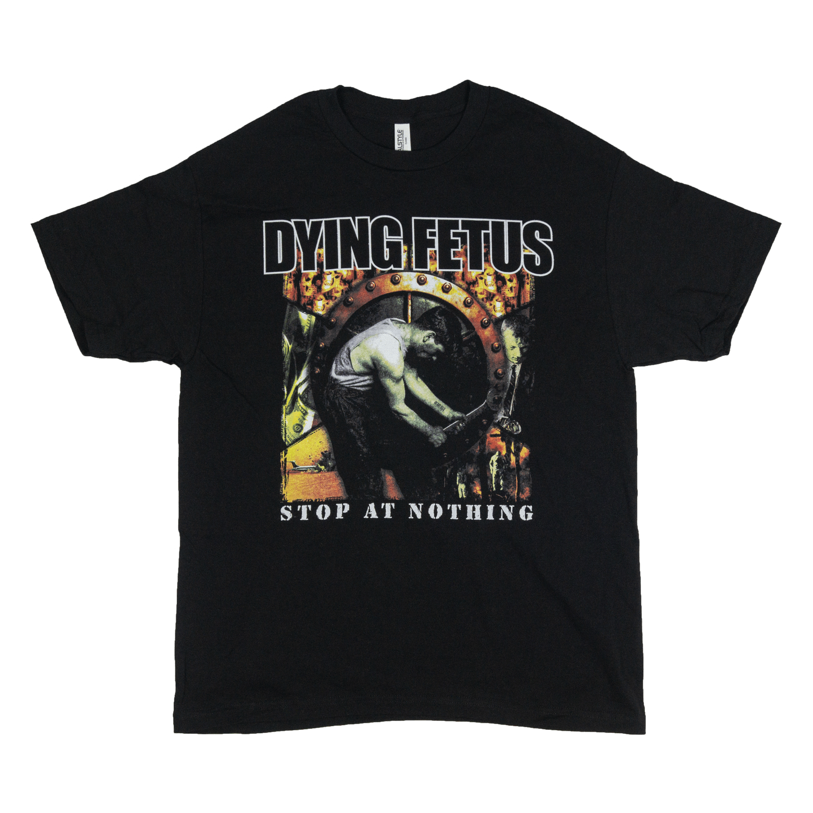 Buy – Dying Fetus "Stop At Nothing" Shirt – Metal Band & Music Merch – Massacre Merch