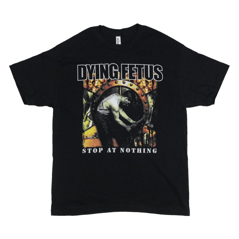 Buy – Dying Fetus "Stop At Nothing" Shirt – Metal Band & Music Merch – Massacre Merch