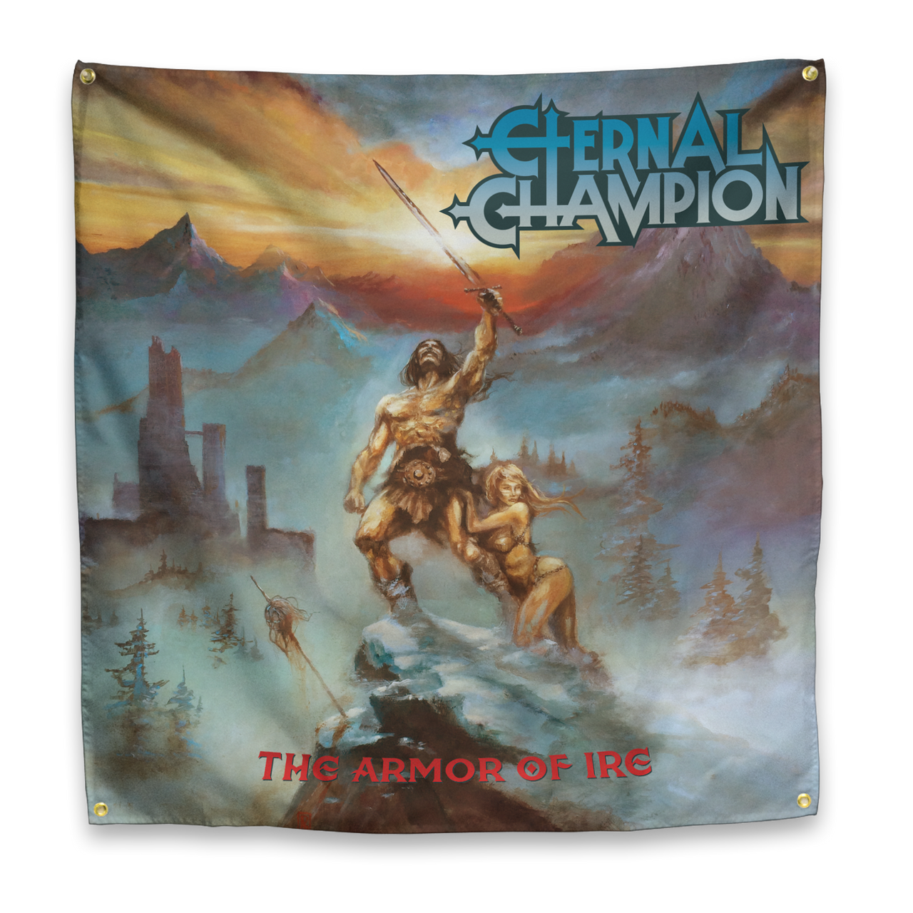 Buy – Eternal Champion "Armor" Flag – Metal Band & Music Merch – Massacre Merch