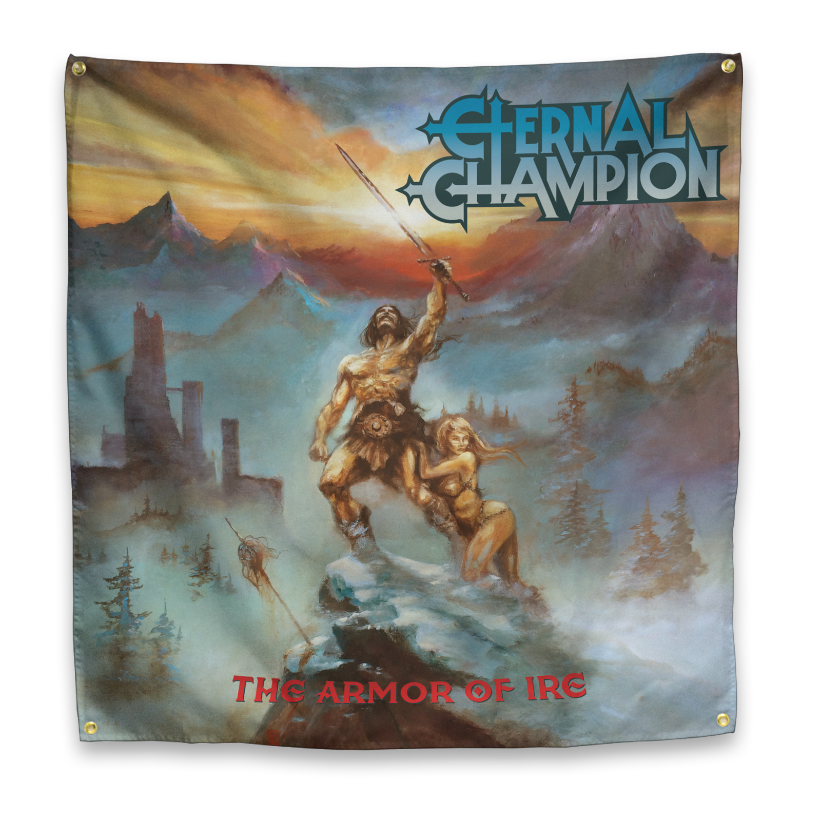 Buy – Eternal Champion "Armor" Flag – Metal Band & Music Merch – Massacre Merch