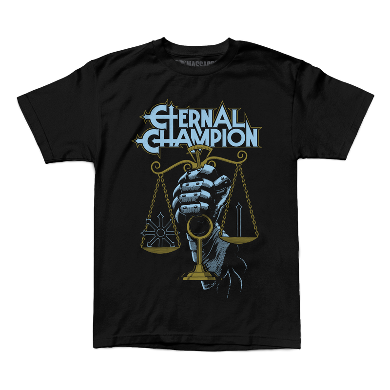 Buy – Eternal Champion "Cosmic Balance" Shirt – Metal Band & Music Merch – Massacre Merch