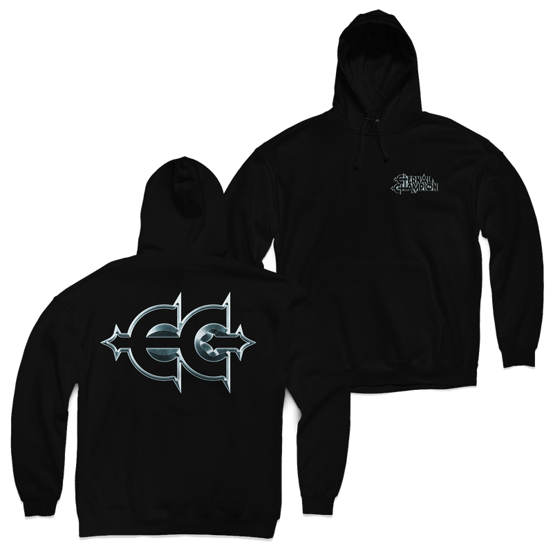Buy – Eternal Champion "Metallic Logo" Hoodie – Metal Band & Music Merch – Massacre Merch