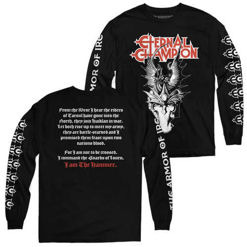 Buy – Eternal Champion "I Am The Hammer" Long Sleeve – Metal Band & Music Merch – Massacre Merch