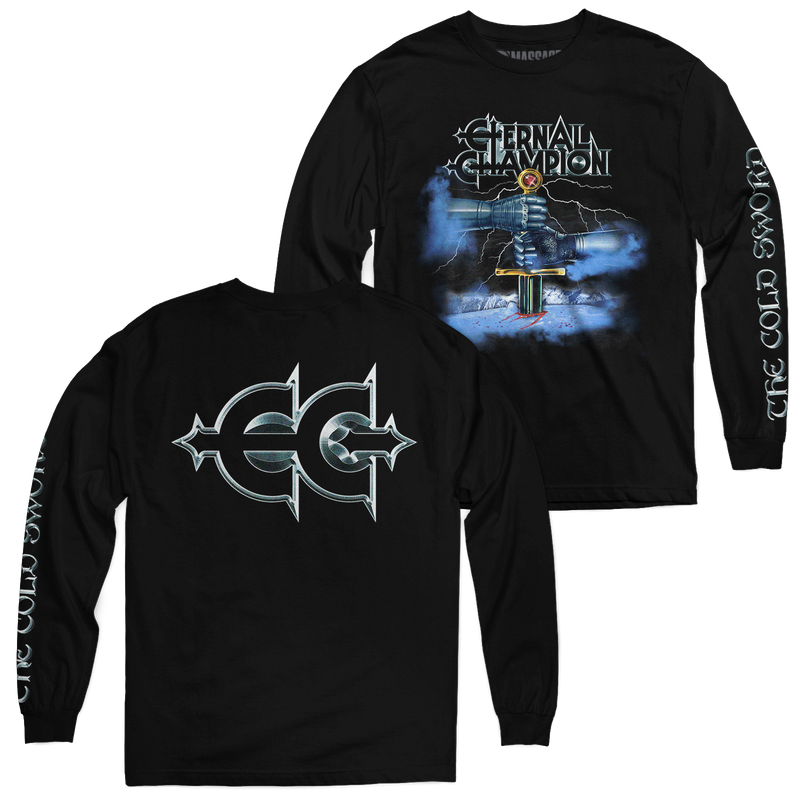 Buy – Eternal Champion "The Cold Sword" Long Sleeve – Metal Band & Music Merch – Massacre Merch