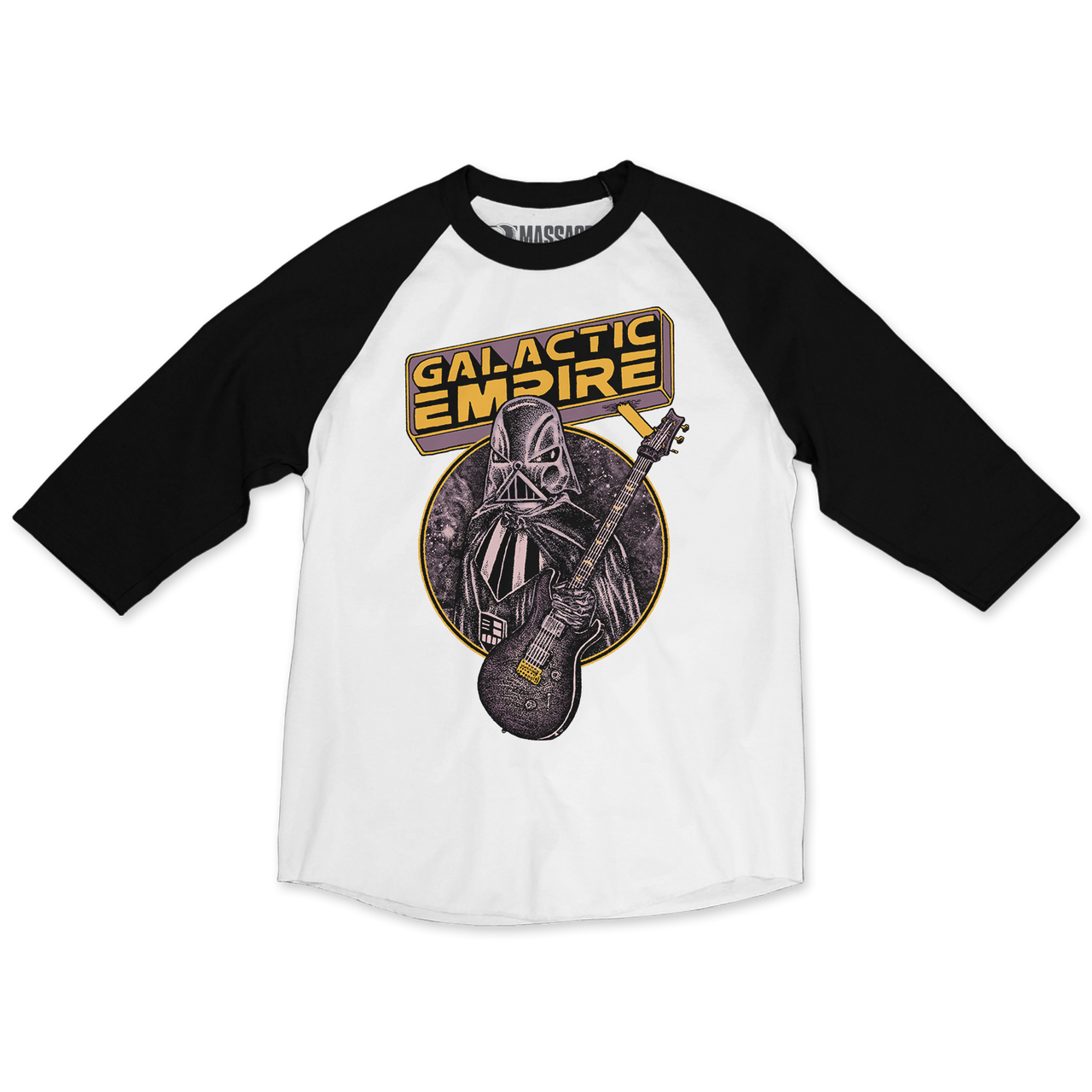 Buy – Galactic Empire "Dark Vader" Raglan – Metal Band & Music Merch – Massacre Merch