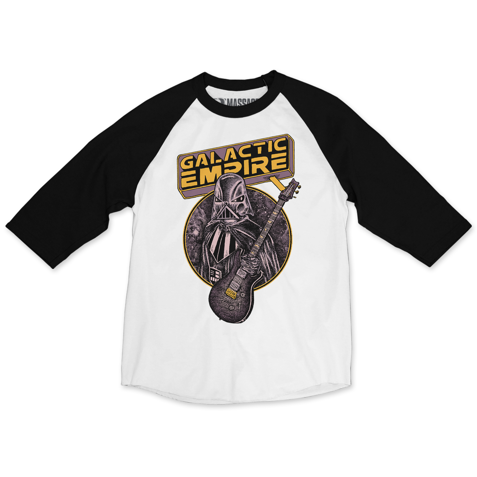 Buy – Galactic Empire "Dark Vader" Raglan – Metal Band & Music Merch – Massacre Merch