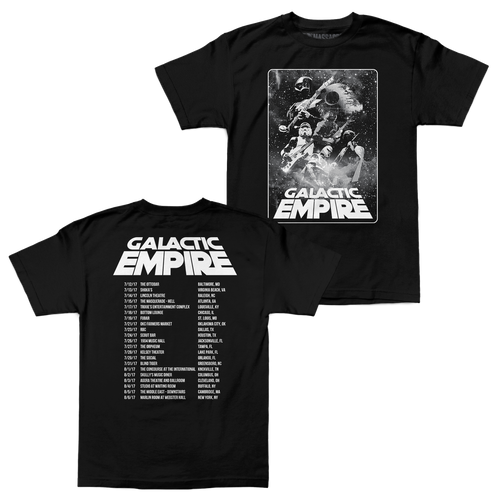 Buy – Galactic Empire "Summer 2017 Tour" Shirt – Metal Band & Music Merch – Massacre Merch