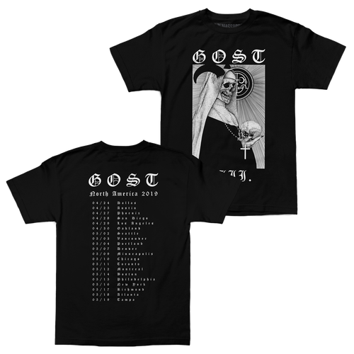 Buy – Gost "Tour" Shirt – Metal Band & Music Merch – Massacre Merch