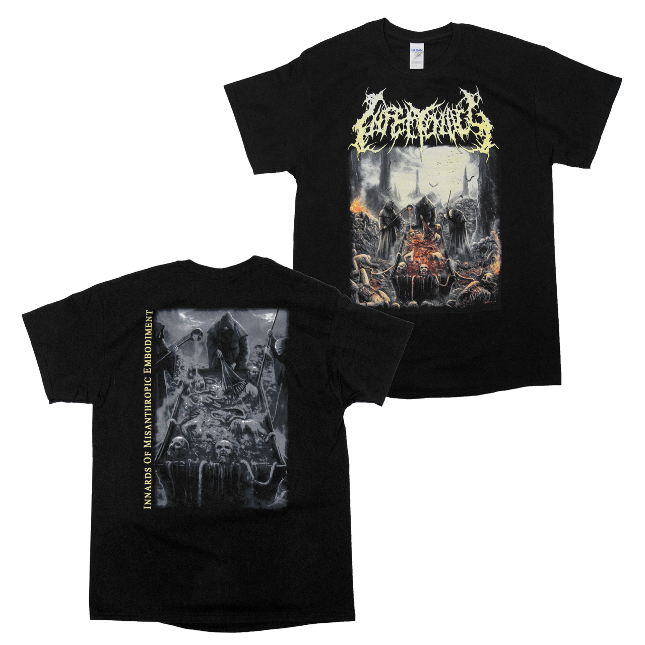 Buy – Infectology "Innards of Misanthropic Embodiment" Shirt – Metal Band & Music Merch – Massacre Merch