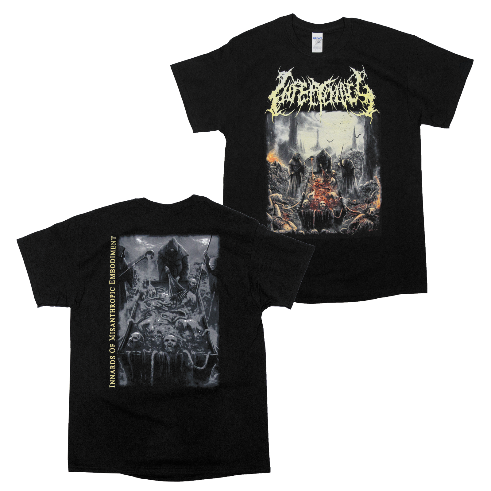 Buy – Infectology "Innards of Misanthropic Embodiment" Shirt – Metal Band & Music Merch – Massacre Merch